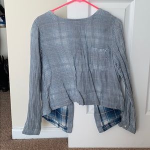 Cloth & Stone long sleeve open back